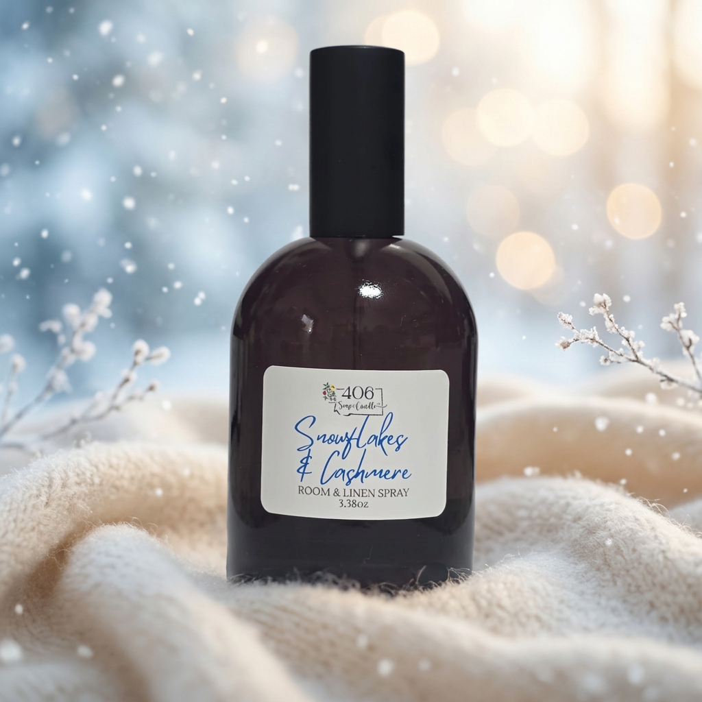 Snowflakes & Cashmere Room & Linen Spray