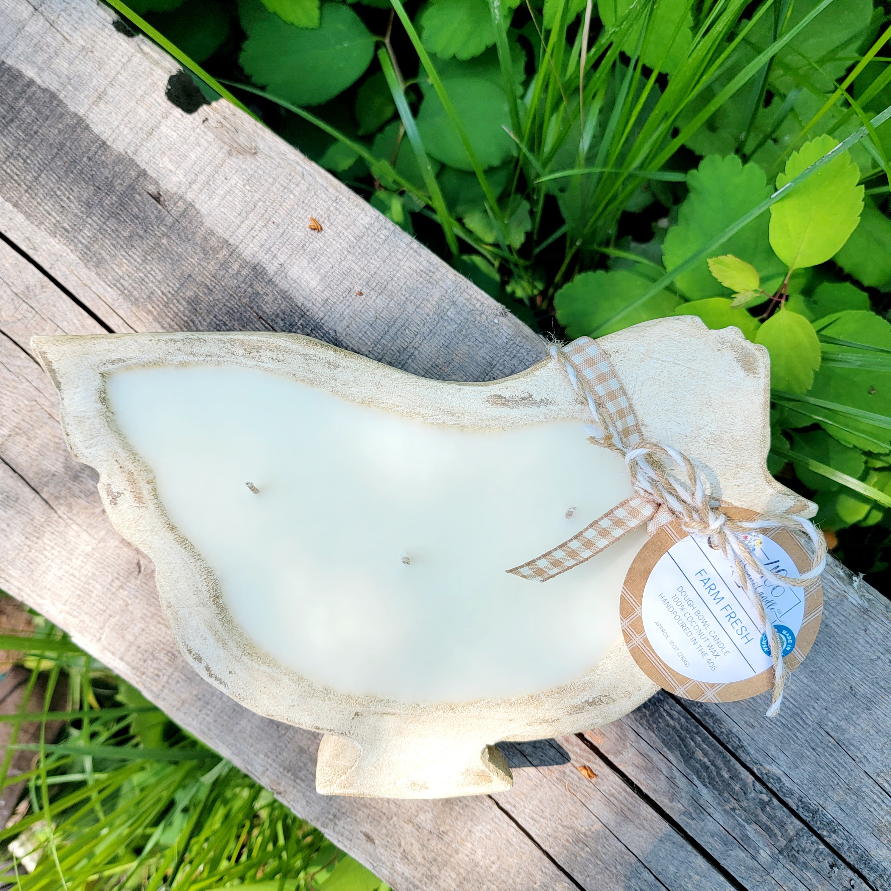 Chicken Dough Bowl Candle- Farm Fresh