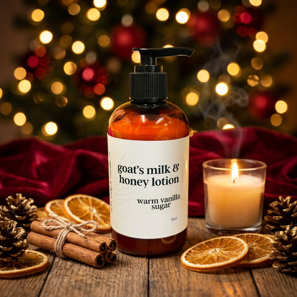 Warm Vanilla Sugar Goats Milk and Honey Lotion