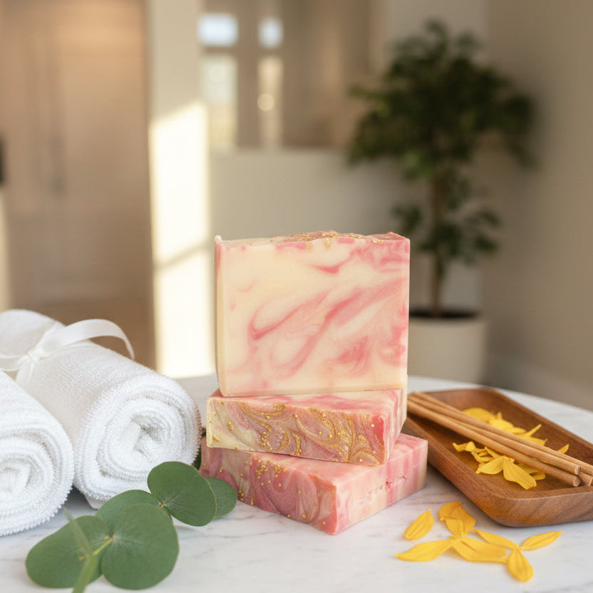 Sunflower and Sandalwood (artisan soap)