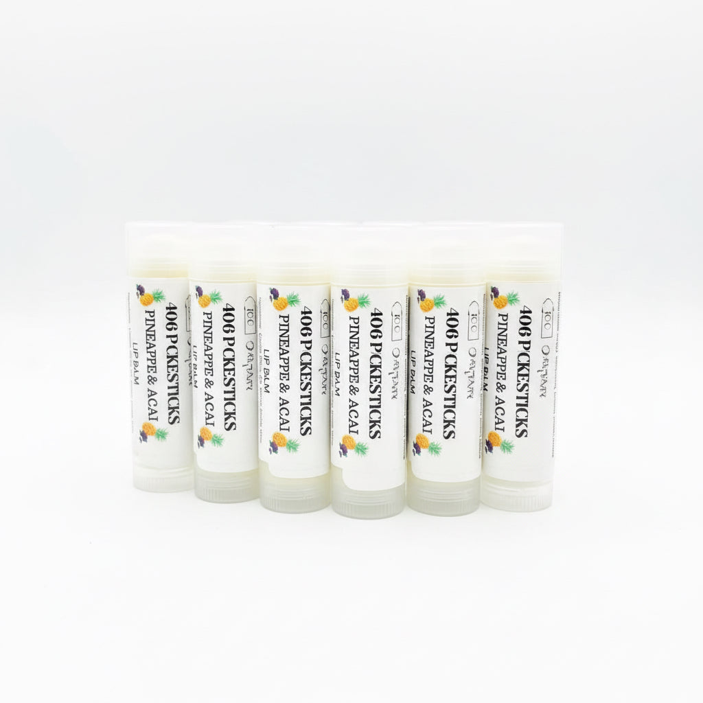 406 Pucker Sticks Pineapple & Açaí Lip Balm