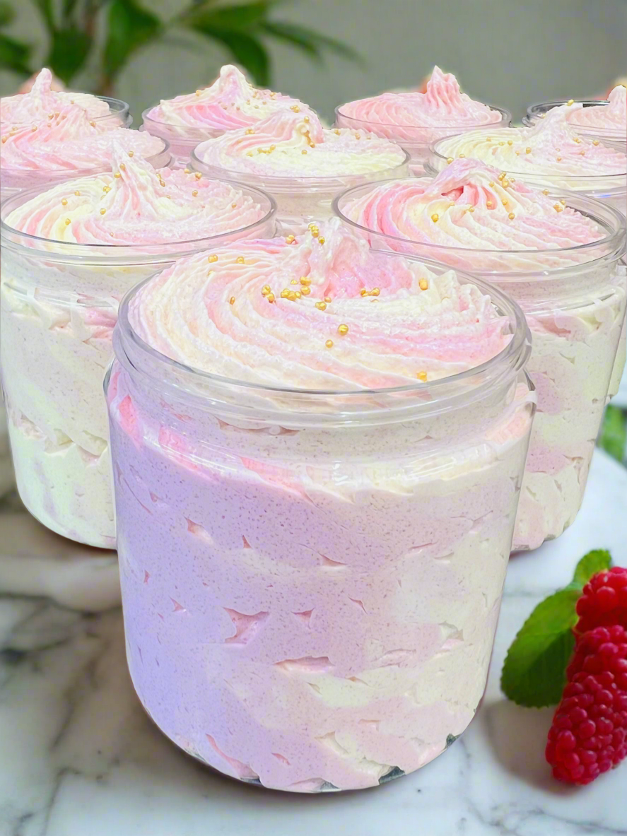 Raspberry Lemonade Whipped Foaming Sugar Scrub