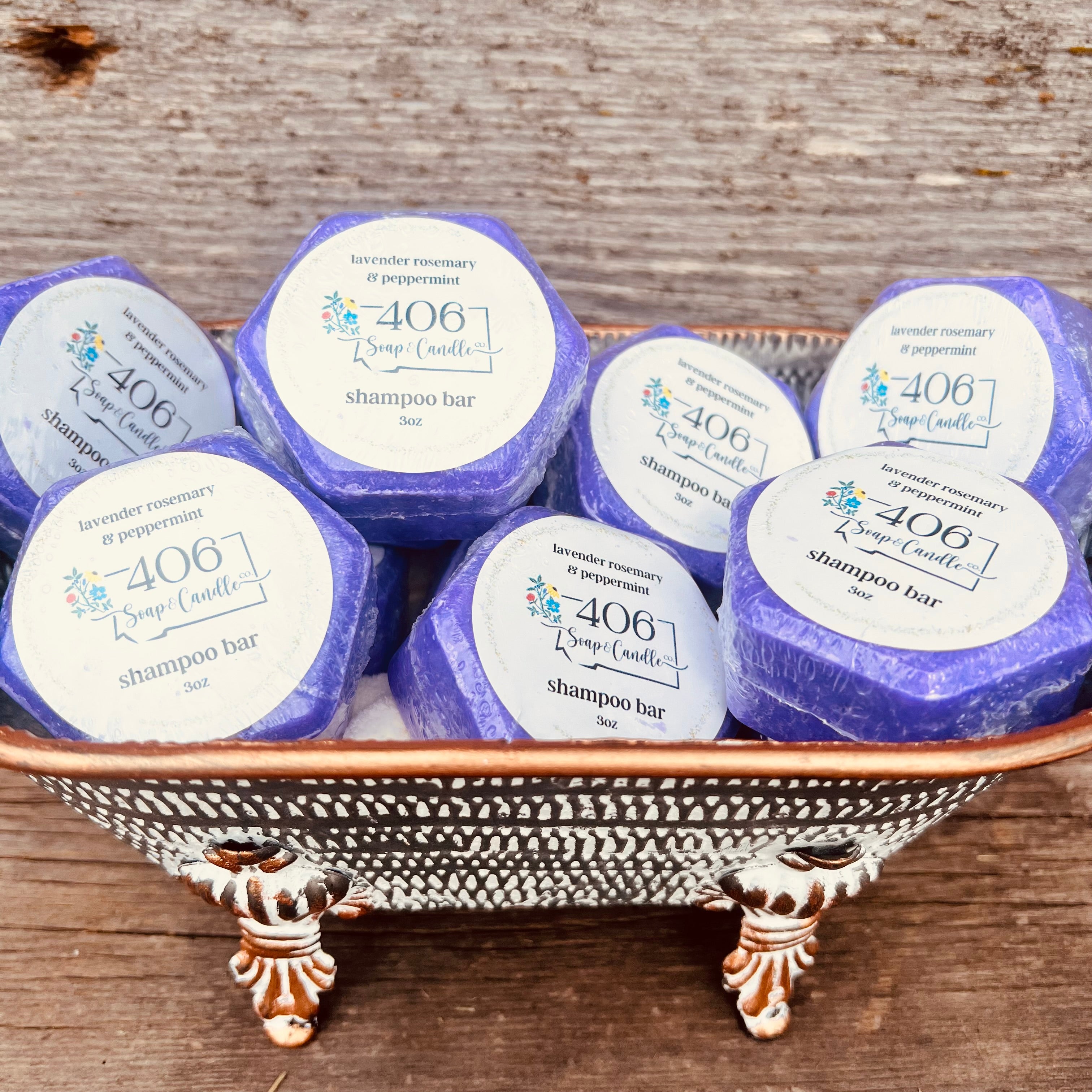 Shampoo Bar (Lavender Rosemary & Peppermint)