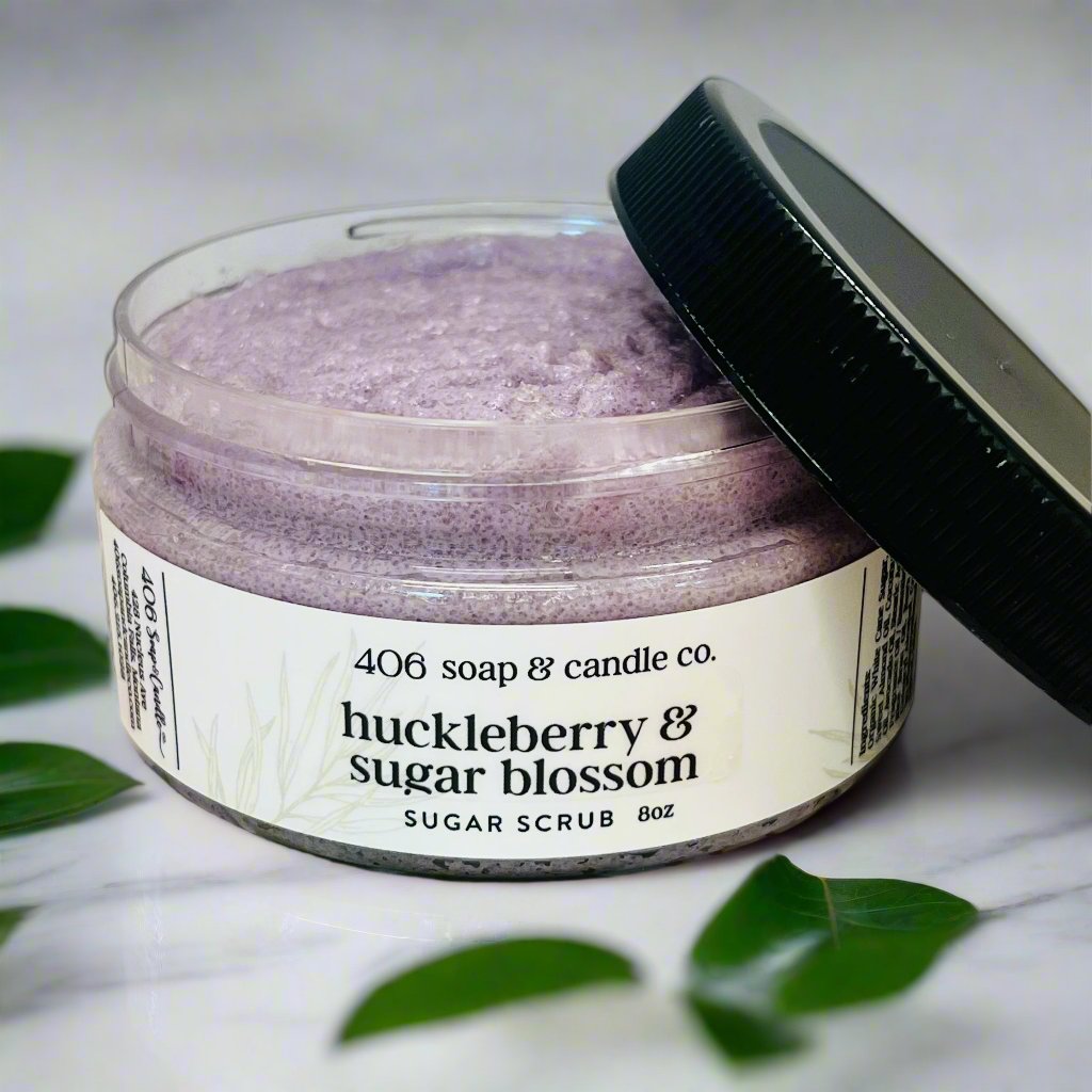 Huckleberry & Sugar Blossom Sugar Scrub