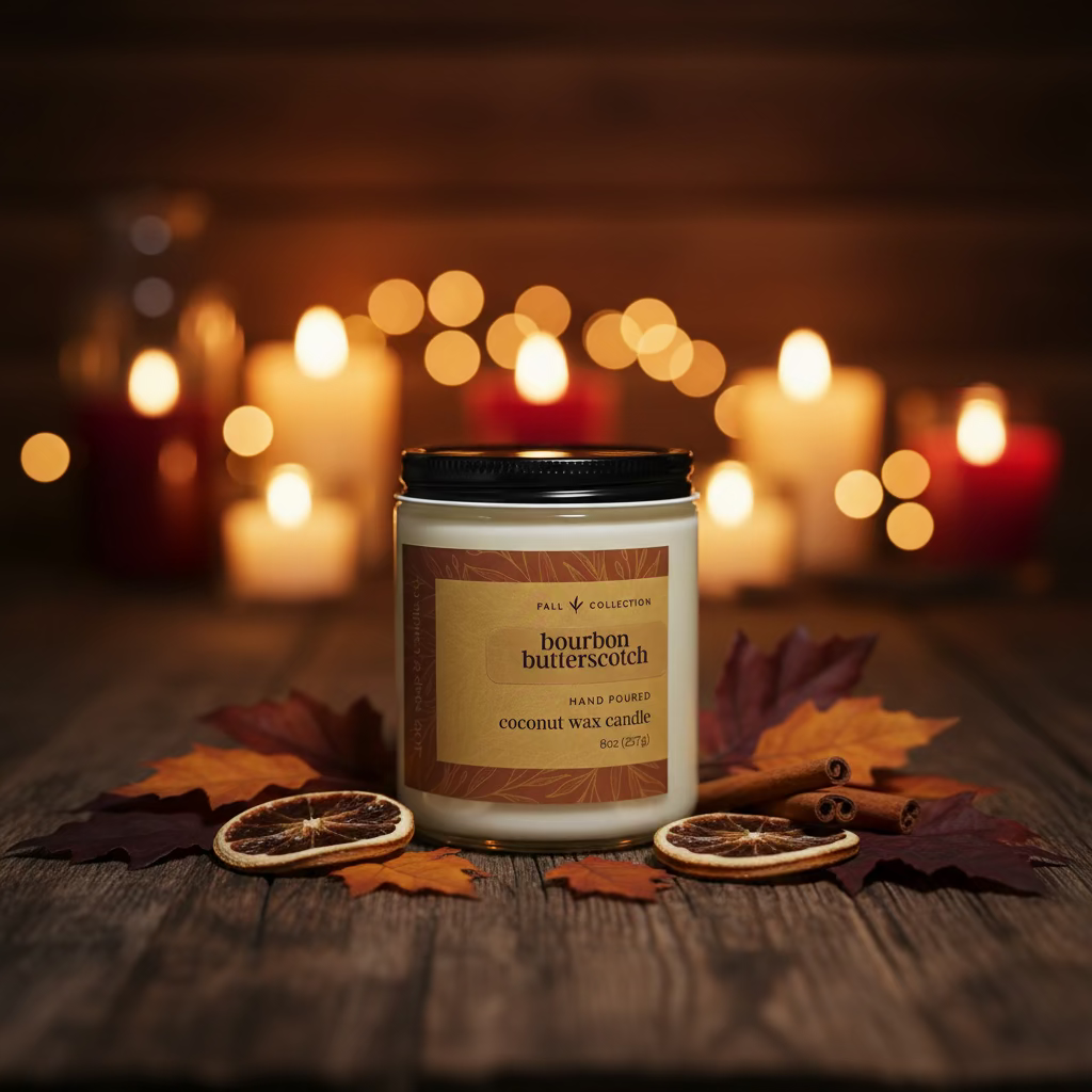 Fall Jar Candles- Choose from 3 Sizes!