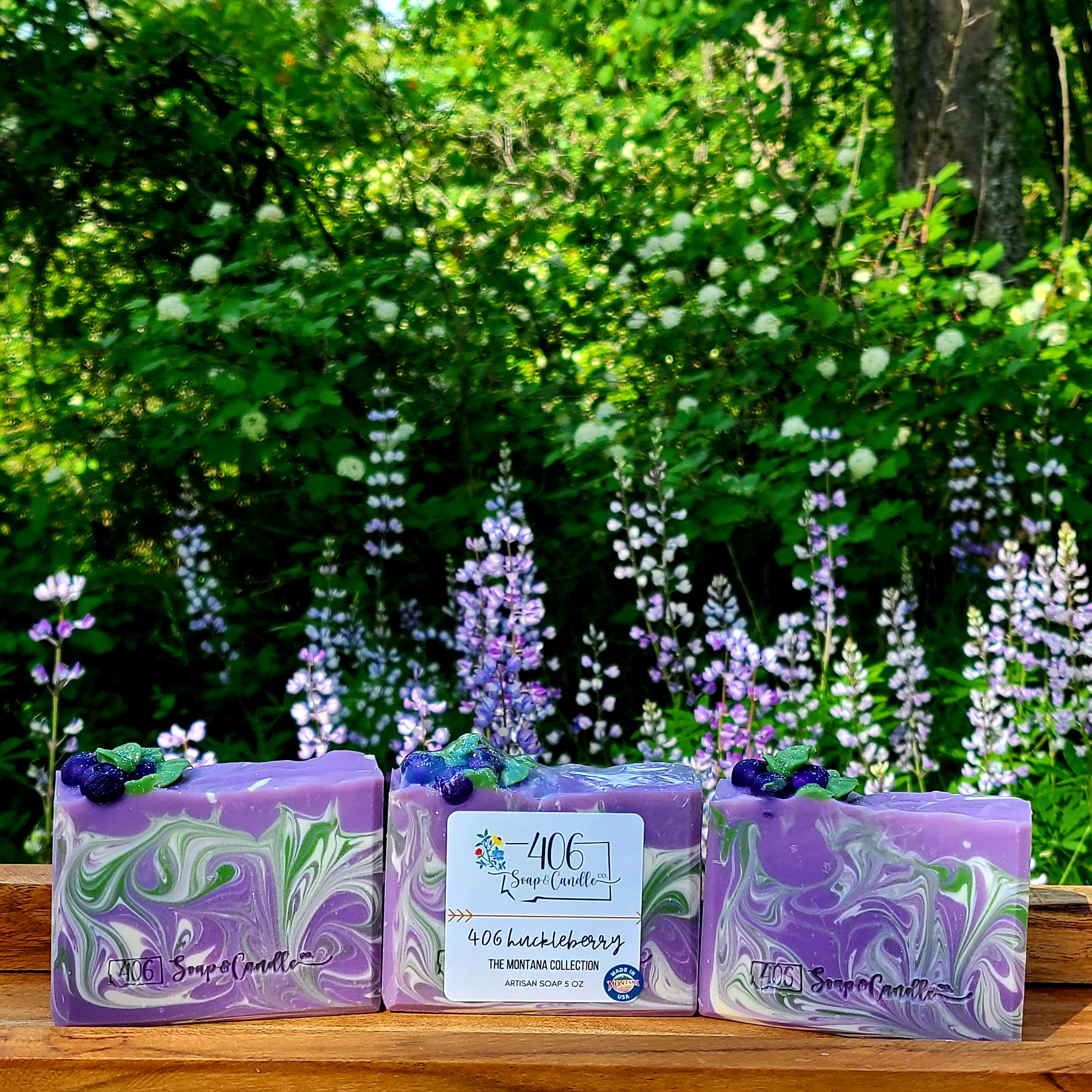 406 Huckleberry (artisan soap)
