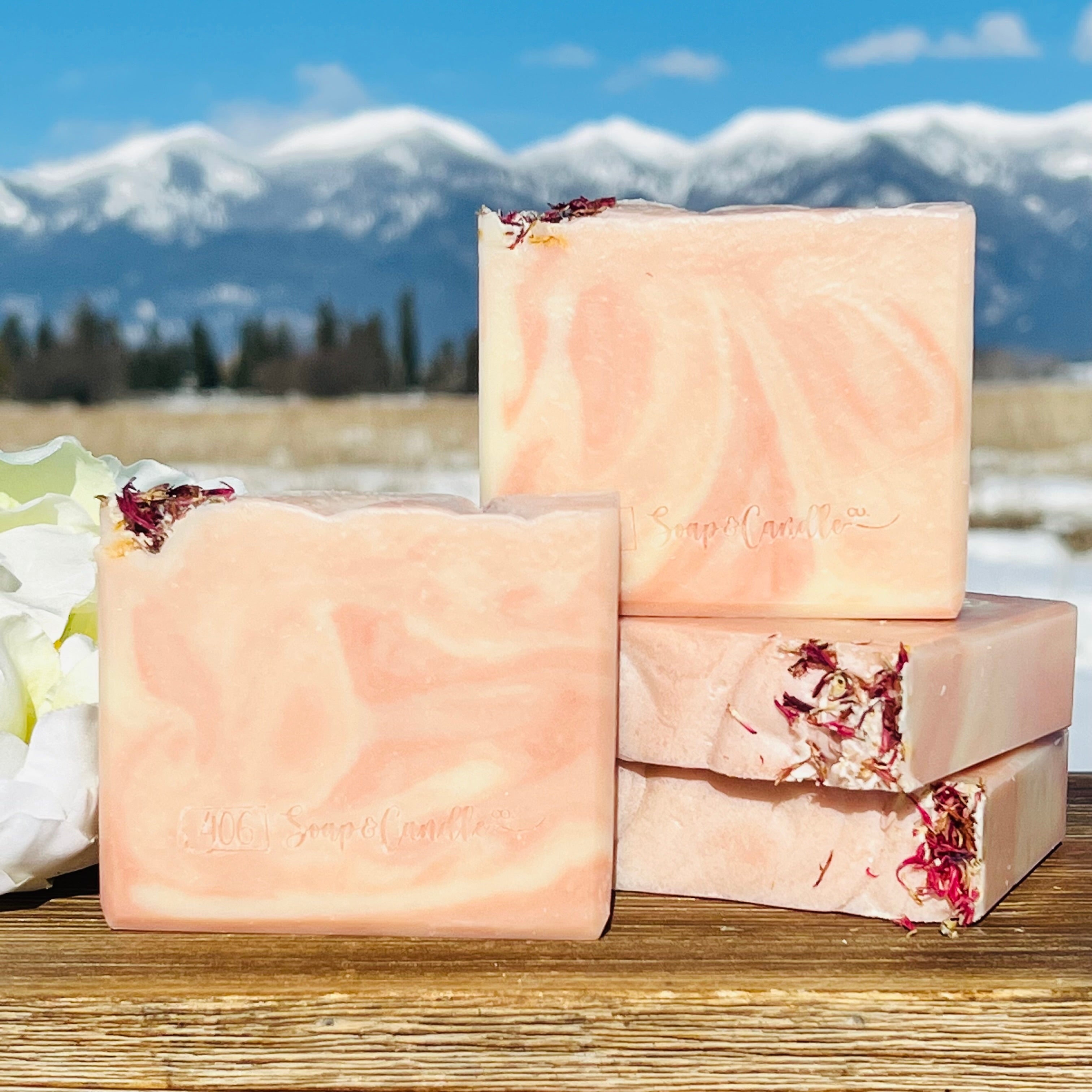 Blackberry & Magnolia Goat's Milk Soap