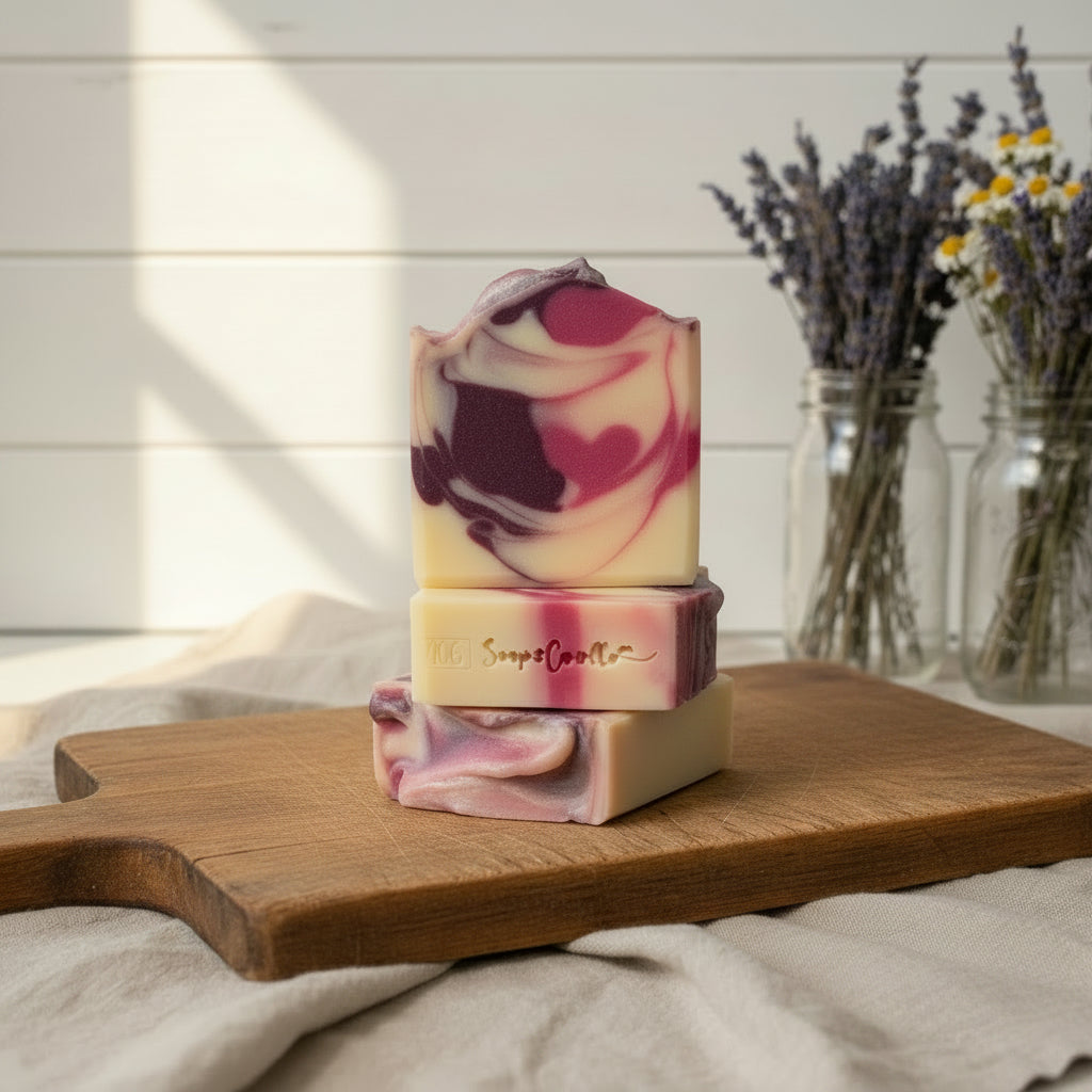 Blackberry & Magnolia Goat's Milk Soap