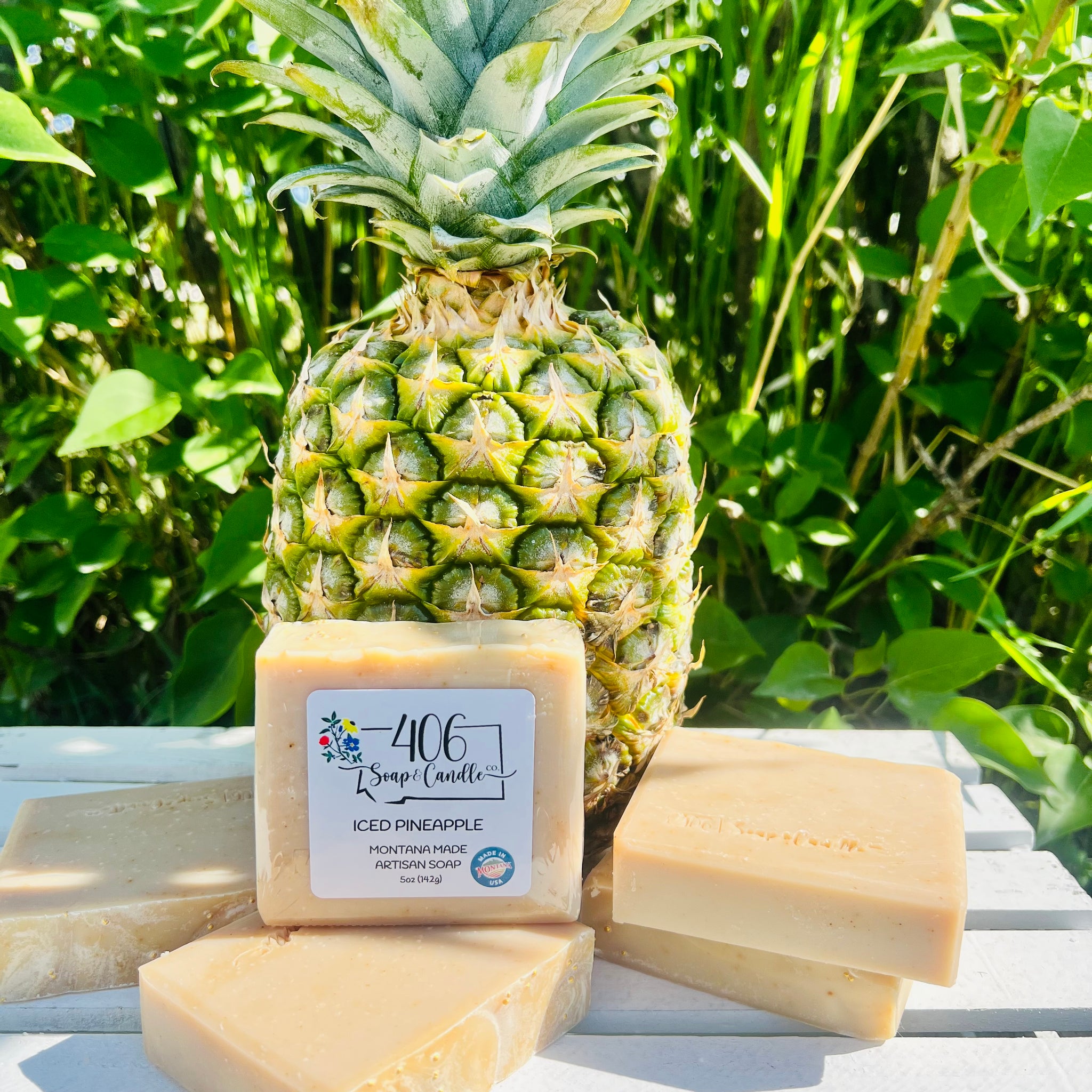Iced Pineapple (artisan soap)