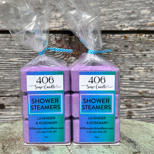 Lavender & Rosemary Shower Steamers (3 Pack)