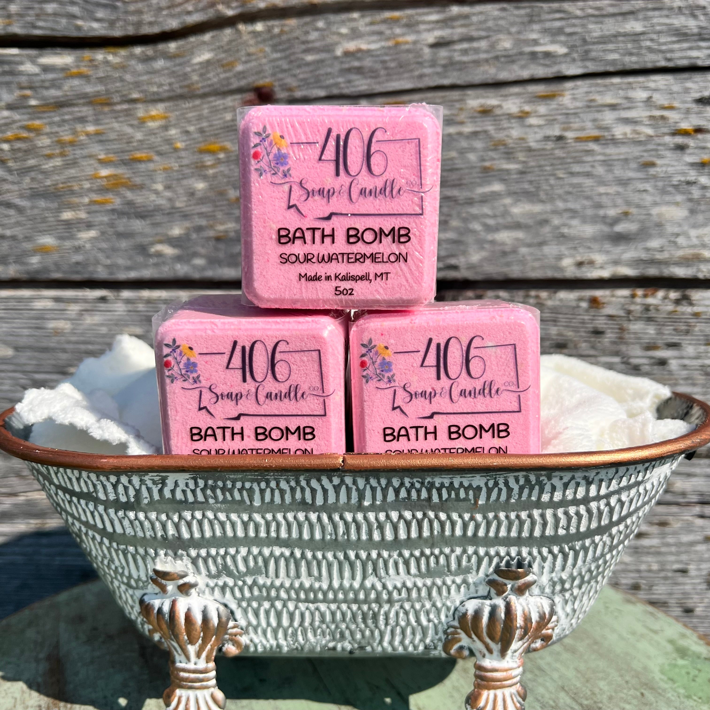 Sour Watermelon Bath Bomb