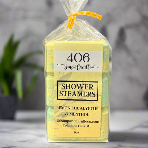 Lemon Eucalyptus & Menthol Shower Steamers (3 Pack)