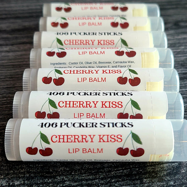406 Pucker Sticks Cherry Kiss Lip Balm