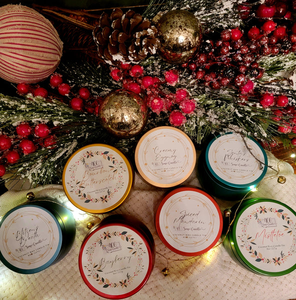 Holiday Candle Tins